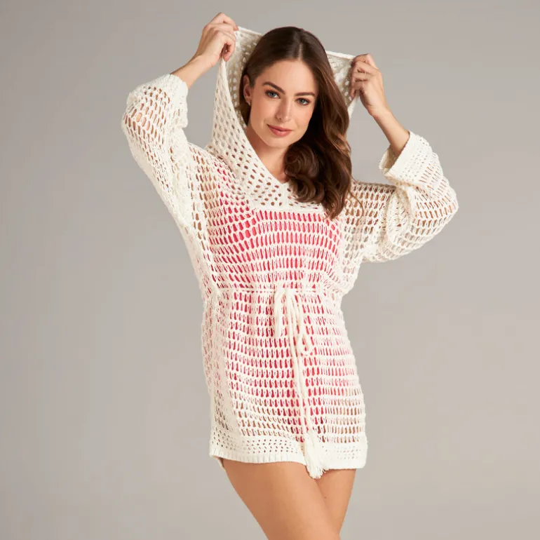 Jantzen CROCHET TUNIC COVER-UP^ Beachwear|Coverups