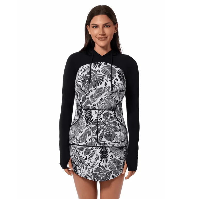 Jantzen FOREST BLAST HOODIE DRESS^ Perfect Prints|Beachwear