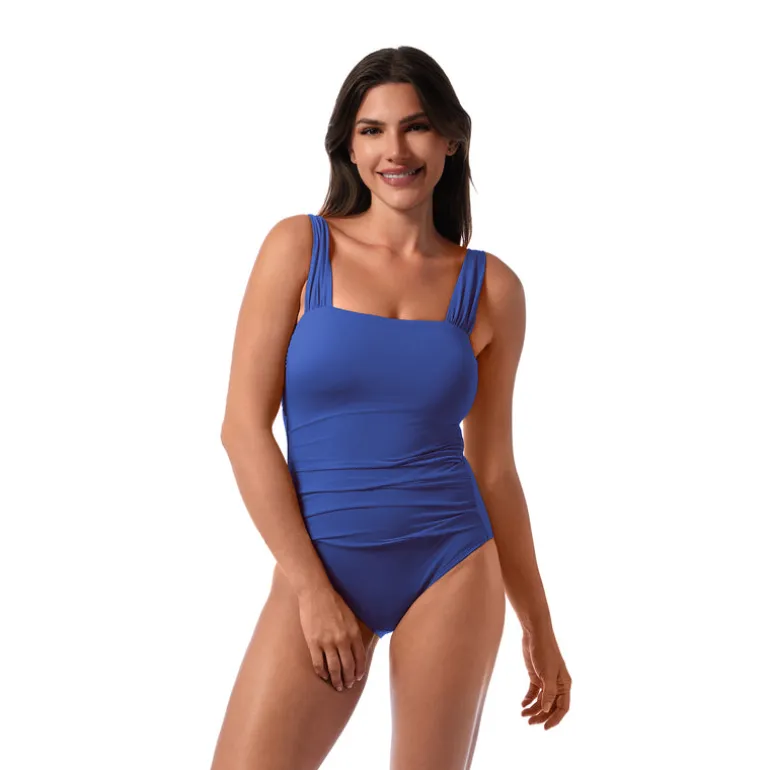 Jantzen HILDA GLAM ONE PIECE^ Solid Color Suits|One Pieces