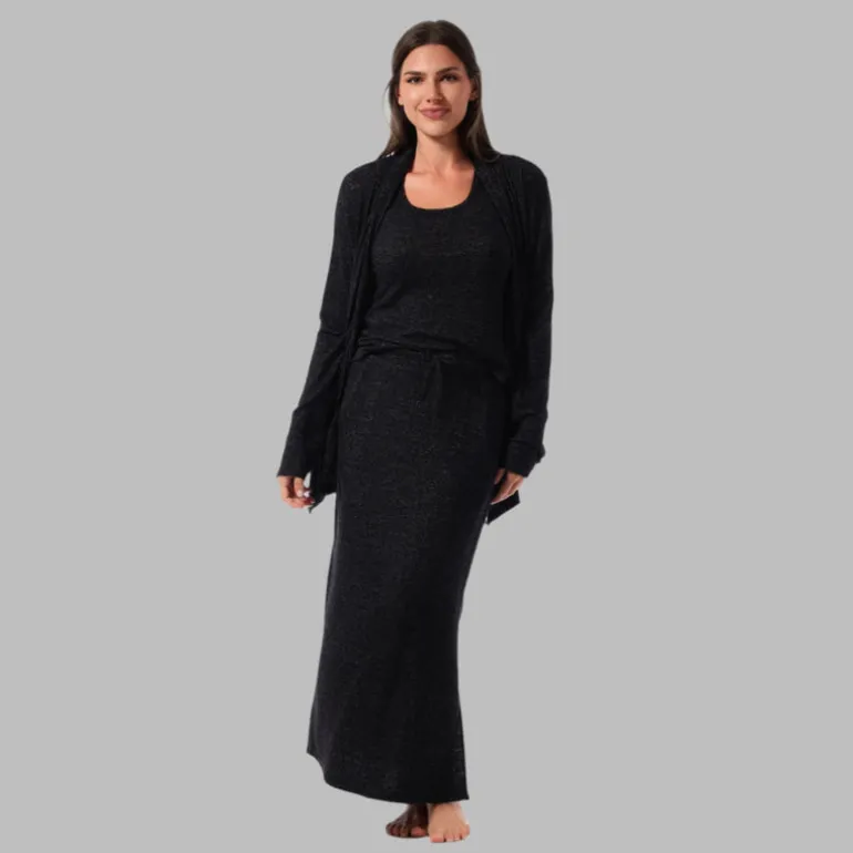 Jantzen MADDIE HANDKERCHIEF CARDIGAN^ Loungewear|Perfect Black Suits