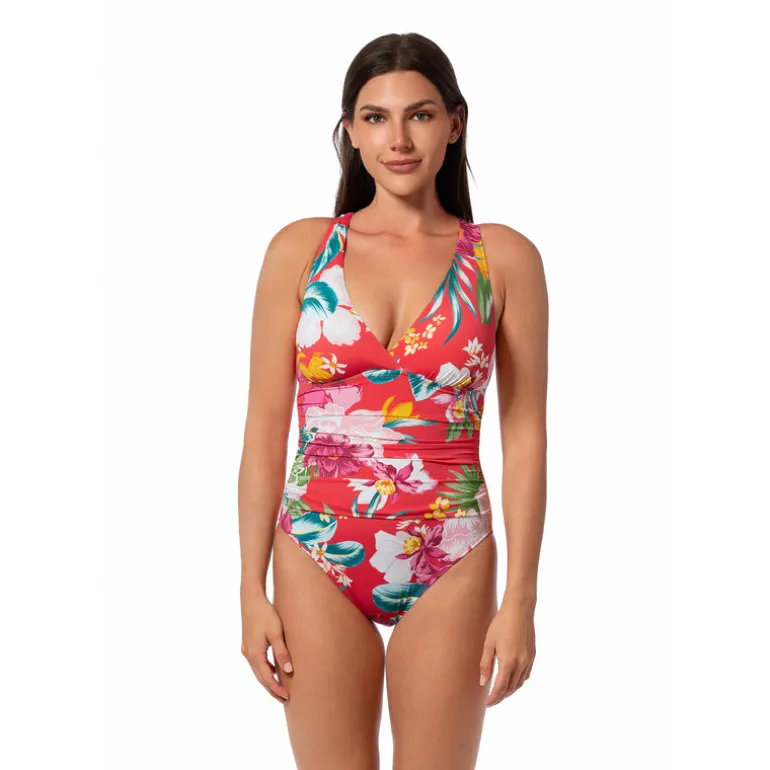 Jantzen MORNING BLOOM SELENA ONE PIECE^ Perfect Prints|Floral Print Suits