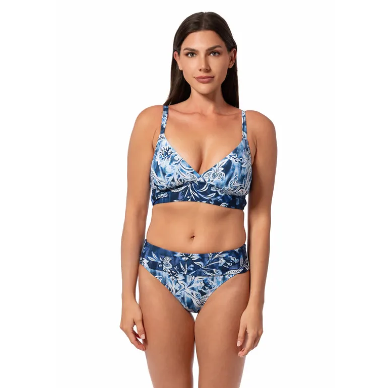 Jantzen OCEAN MOSAIC CECILE MIDKINI TOP^ Perfect Prints