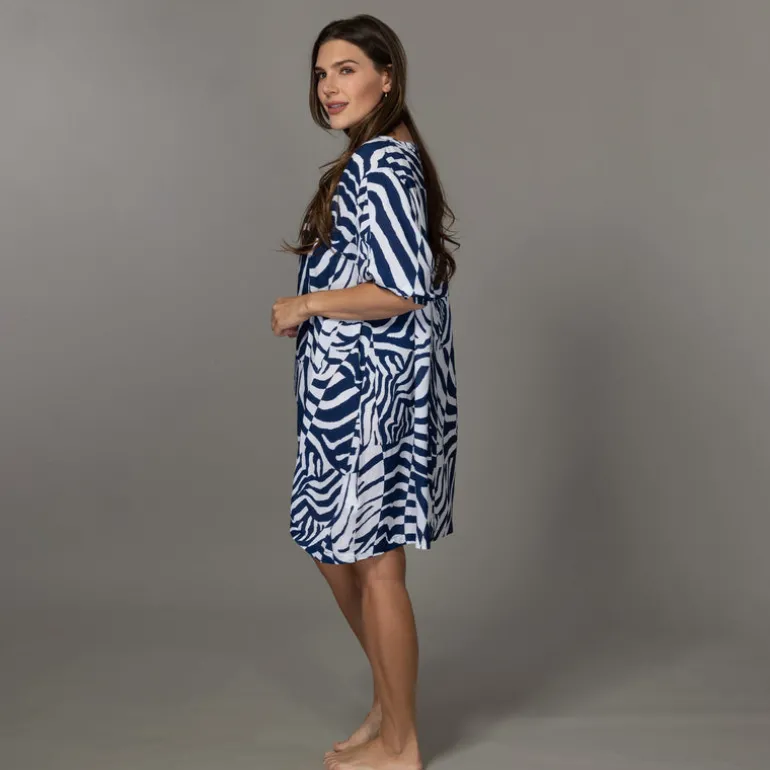 Jantzen WILD CURVES LORETTA V-NECK TUNIC^ Perfect Prints